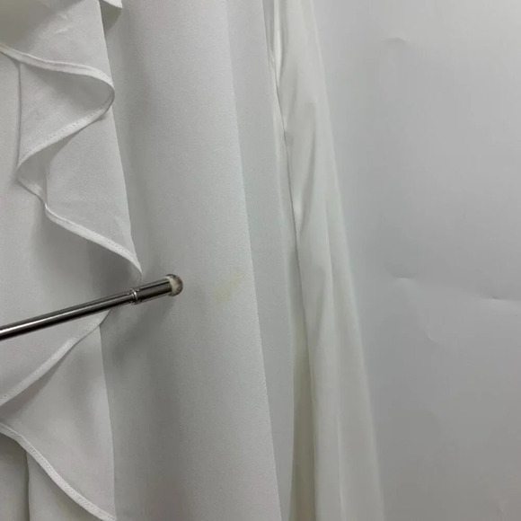 bcbgmaxazria Women's Lilleth Bejeweled Ruffled Sleeveless Flowy Dress Size XS - Picture 7 of 16